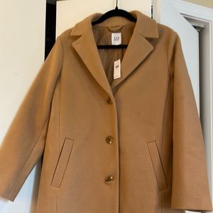GAP camel colored coat NWT